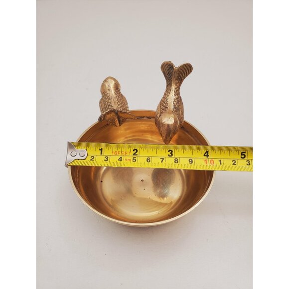 Vintage 1950s / BRASS SOAP DISH / Solid Brass Soap Holder Soap Dispenser Vintage - Picture 9 of 10